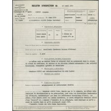 Bulletin d'inspection du 12 avril 1974