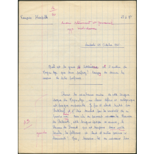 Devoir de français. Classe de seconde. Lycée Jeanne d'Arc à Rouen. Année scolaire 1955-56