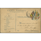 Carte postale envoyée par un soldat lors de la Première Guerre Mondiale