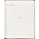 Cahier de poésie