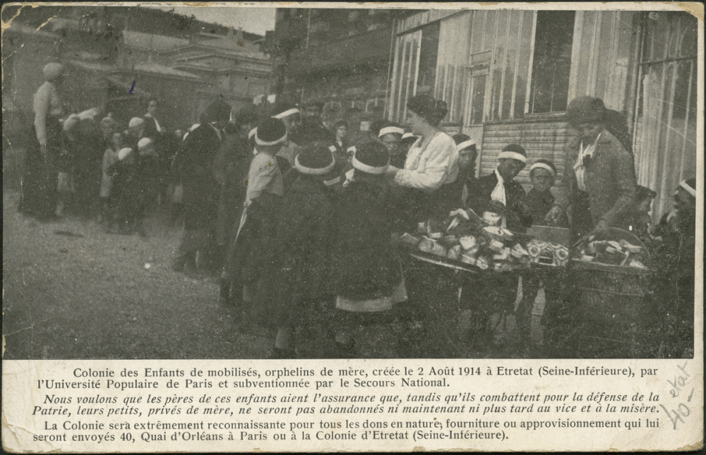 Etretat : Colonie des Enfants de mobilisés