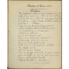 Cahier de devoirs