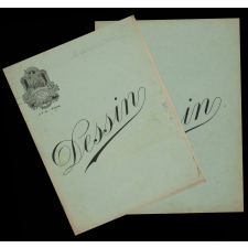 2 cahiers de dessin. Année scolaire 1918-1919