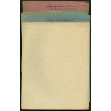 3 cahiers de devoirs. Année scolaire 1919-1920