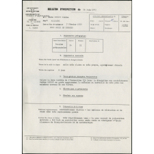Bulletin d'inspection du 26 juin 1973
