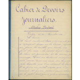 Cahier de devoirs journaliers