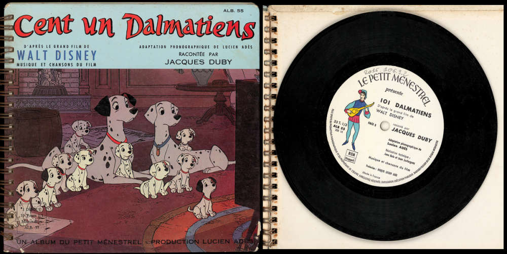Cent un dalmatiens : d'après le grand film de Walt Disney : musique et chansons du film