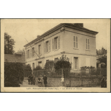 Rolleville : La Mairie et l'Ecole