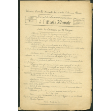 Journal des examens d'admission à l'Ecole Navale. Suite des examens par M. Guyou. 1899 n°12 