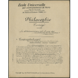 Philosophie : Le déterminisme est-il une des conditions de la science ? (Paris 1934) : corrigé