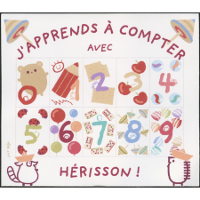 J'apprends à compter avec Hérisson - Étiquette