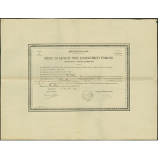 Brevet de capacité pour l'enseignement primaire de Germaine Amélie Tallon (Institutrices - brevet supérieur)