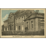 Gonneville : La Mairie et les Ecoles