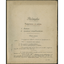 Philosophie : programme à option