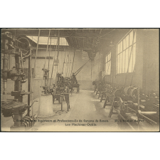 Ecole Primaire Supérieure et Professionnelle de Garçons de Rouen : L'Atelier du Fer - Les Machines-Outils