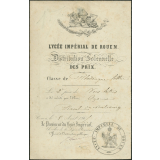 Distribution solennelle des prix du Lycée Impérial de Rouen