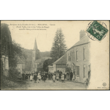 Environs de La Feuillie, Nolleval : Centre (Nauli Vallis, c'est-à-dire Vallée du Péage) autrefois bourg et titre de baronnie