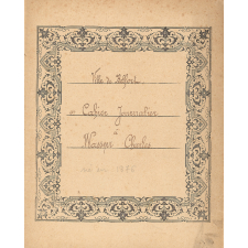 1er Cahier Journalier à Wassner Charles