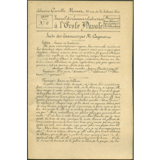 Journal des examens d'admission à l'Ecole Navale. Suite des examens par M. Cagnal. 1899, n°6