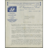 Réponse de Célestin Freinet à la lettre de Robert Quaegebeur concernant le prêt du film 