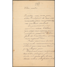 Lettre de vœux de Nouvel An des élèves