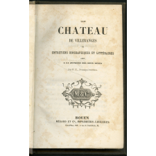 Le Château de Villeranges ou entretiens biographiques et littéraires dédié à la jeunesse des deux sexes