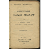 Dictionnaire français - allemand