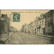Graville-Sainte-Honorine : Route Nationale - Ecole libre