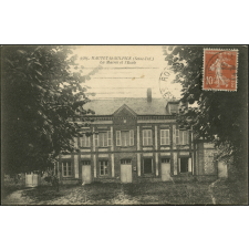 Hautot-Saint-Sulpice : La Mairie et l'Ecole