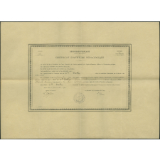 Certificat d'aptitude pédagogique de Louise Marguerite Talloné