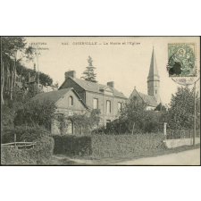 Oherville : La Mairie et l'Eglise