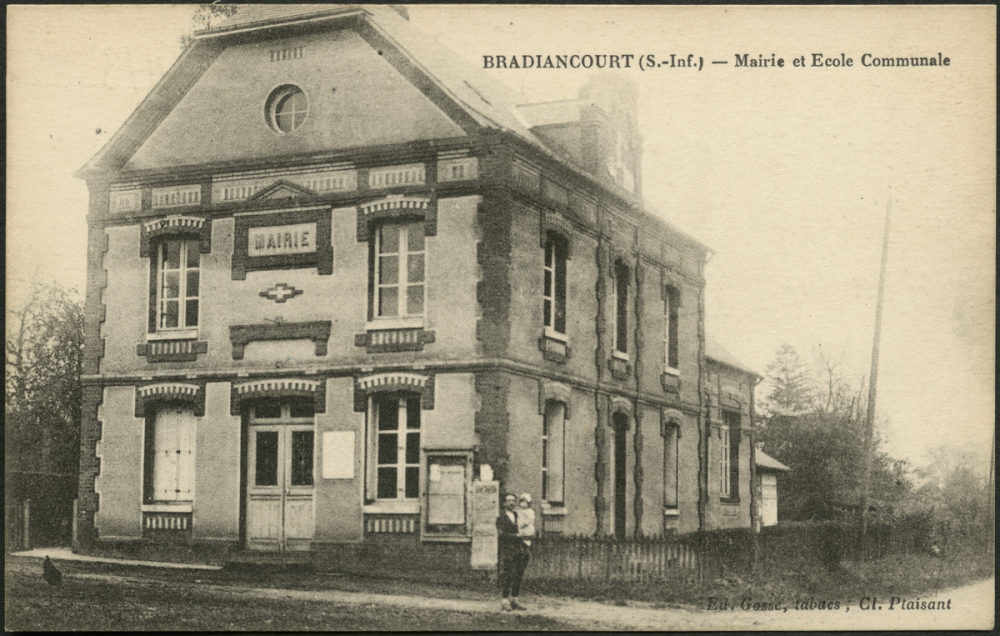Bradiancourt : Mairie et Ecole Communale