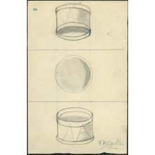 Étude de perspective : un tambour