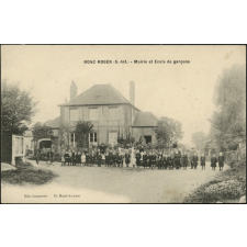Bosc-Roger : Mairie et Ecole de garçons