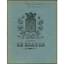 Cahier de devoirs. Année scolaire 1919-1920