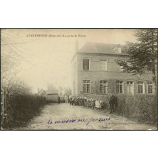 Auquemesnil : La sortie de l'Ecole