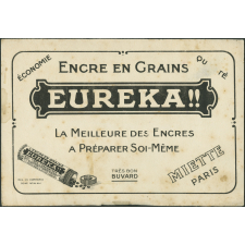 Buvard : encres en grains Eureka !!