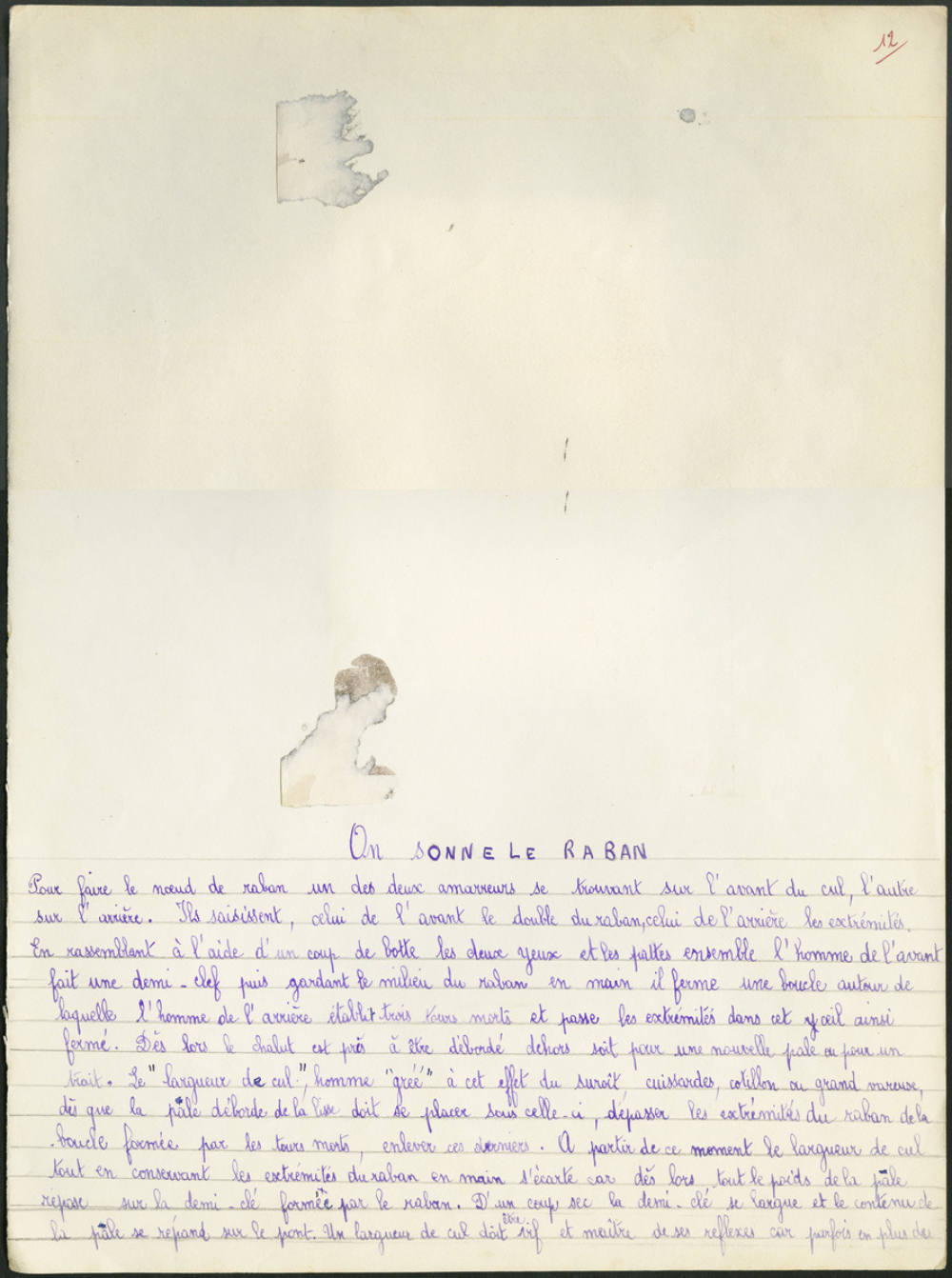 La grande pêche - Réalisation d'un numéro de la Bibliothèque de Travail par la classe de fin d'études de l'école Jules Ferry à Fécamp - On sonne le raban