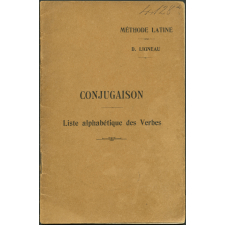 Méthode latine - Conjugaison - Liste alphabétique des Verbes