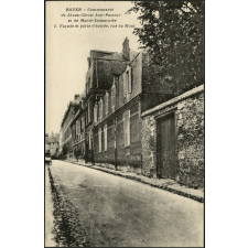 Rouen, Communauté de Jésus-Christ Bon-Pasteur et de Marie-Immaculée : Façade et porte d'entrée, rue du Mont