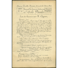 Journal des examens d'admission à l'Ecole Navale. Suite des examens par M. Cagnal. 1899, n°10