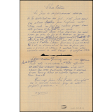 Brouillon de lettre de remerciement d'élèves