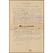 Brouillon de lettre de remerciement d'élèves