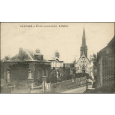 Le Fossé : Ecole communale - L'Eglise