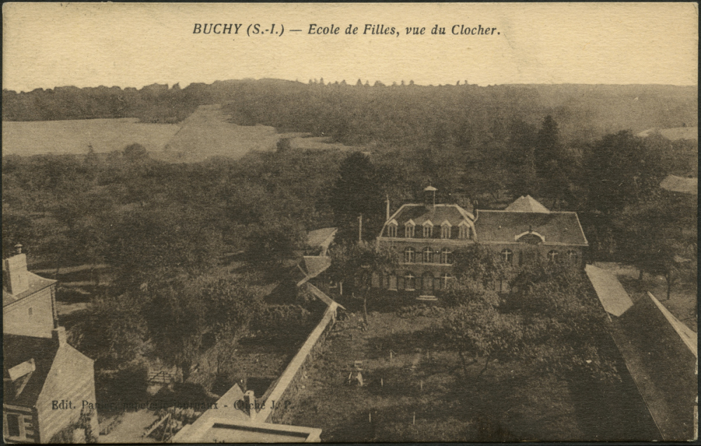 Buchy : Ecole de Filles, vue du Clocher