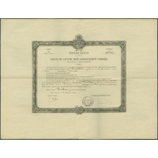 Brevet de capacité pour l'enseignement primaire de Jeanne Madeleine Tallon (Institutrices - brevet supérieur)