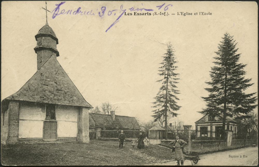 Les Essarts : L'Eglise et l'Ecole