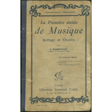 La première année de musique. Solfège et chants.