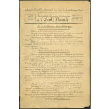 Journal des examens d'admission à l'Ecole Navale. Suite des examens par M. Guyou. 1899 n°3 