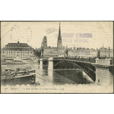 Rouen : Le Pont Boïeldieu et la Quai St-Sever